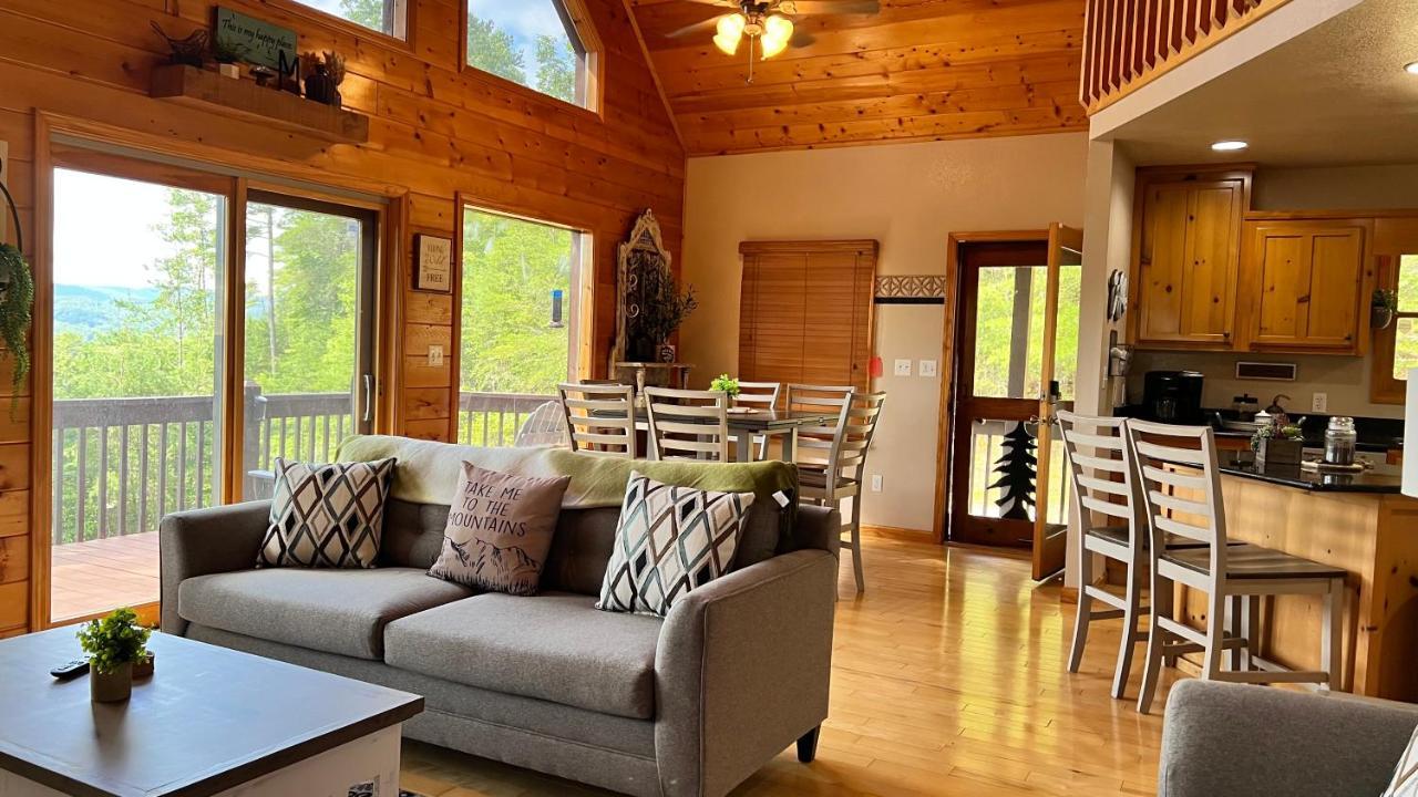 Mistletoe Cabin- Private Cabin W Views, Hottub, Pet Friendly Murphy Exterior foto